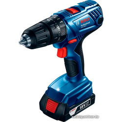             Ударная дрель-шуруповерт Bosch GSB 180-LI Professional 06019F8307 (с 2-мя АКБ, кейс)        