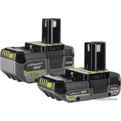             Набор аккумуляторов Ryobi RB18242X 5133005509 (18В/4 Ah + 18В/2 Ah)        