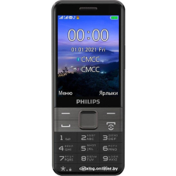             Мобильный телефон Philips Xenium E590 (черный)        