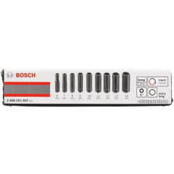             Набор торцевых головок Bosch 2608551097 9 предметов        