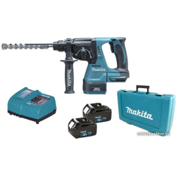             Перфоратор Makita DHR242RFE (с 2-мя АКБ, кейс)        