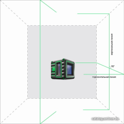             Лазерный нивелир ADA Instruments Cube 3D Green Professional Edition A00545        