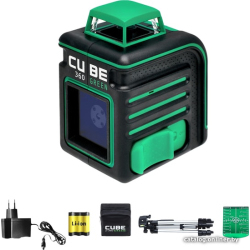             Лазерный нивелир ADA Instruments Cube 360 Green Professional Edition А00535        