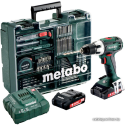             Дрель-шуруповерт Metabo BS 18 LT Set 602102600 (с 2-мя АКБ, набор инструмента)        