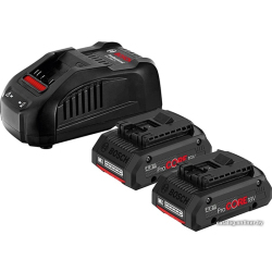            Аккумулятор с зарядным устройством Bosch 2xProCORE 1600A016GF (18В/4 Ah + 14.4-18В)        