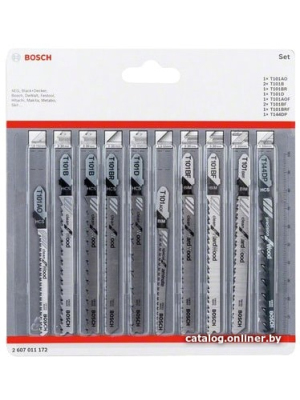             Набор оснастки Bosch 2607011172 (10 предметов)        