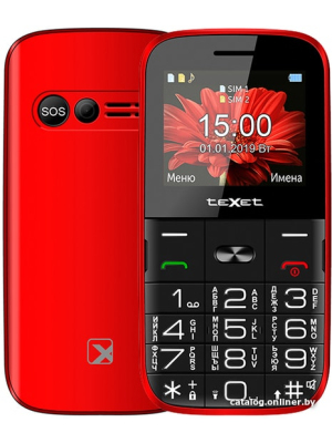             Мобильный телефон TeXet TM-B227 (красный)        