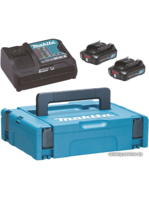             Аккумулятор с зарядным устройством Makita BL1021B + DC10SB (12В/2 Ah + 12В)        