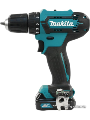            Дрель-шуруповерт Makita DF333DWYE (с 2-мя АКБ, кейс)        