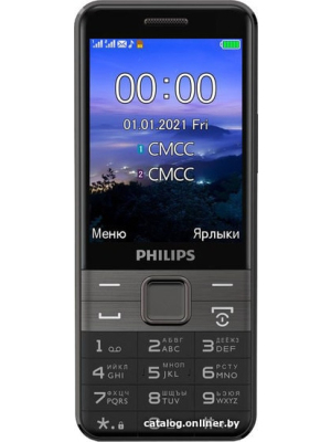             Мобильный телефон Philips Xenium E590 (черный)        