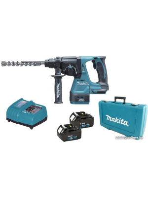             Перфоратор Makita DHR242RFE (с 2-мя АКБ, кейс)        