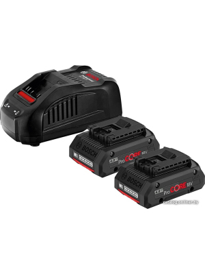             Аккумулятор с зарядным устройством Bosch 2xProCORE 1600A016GF (18В/4 Ah + 14.4-18В)        