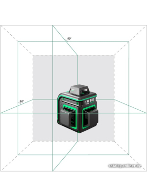             Лазерный нивелир ADA Instruments Cube 3-360 Green Ultimate Edition A00569        
