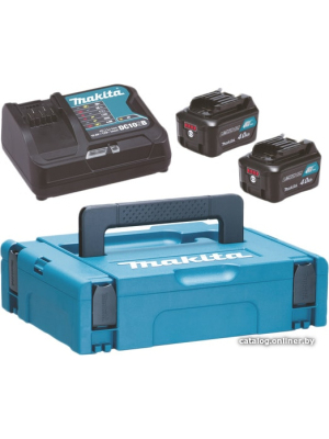             Аккумулятор с зарядным устройством Makita BL1041B + DC10SB (12В/4 Ah + 12В)        
