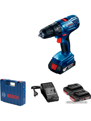             Ударная дрель-шуруповерт Bosch GSB 180-LI Professional 06019F8307 (с 2-мя АКБ, кейс)        