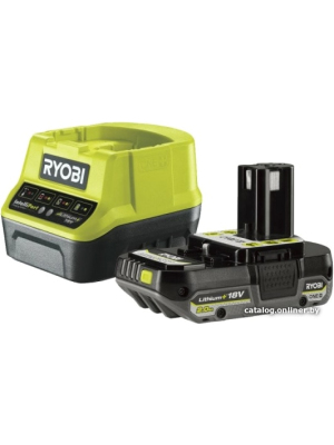             Аккумулятор с зарядным устройством Ryobi RC18120-120C 5133005090 (18В/2.0 Ah + 18В)        